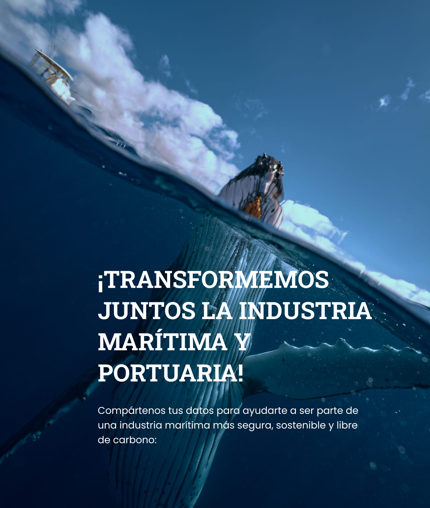 ¡Transformemos juntos la industria marítima y portuaria! 